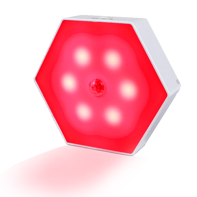 Red Motion Sensor Night Light