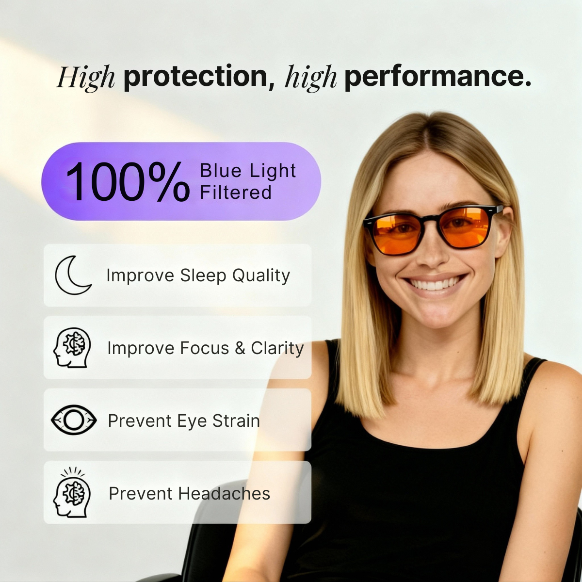 Zane Anti-Blue Night Glasses